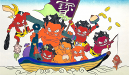 桃太郎図 トラと赤鬼。 by Kazuyuki Takishita | Art Scenes 桃太郎図 トラと赤鬼。 by Kazuyuki Takishita | Art Scenes