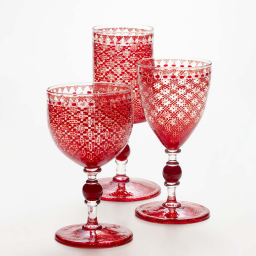 ワイングラス 月蔓草 by 江波 冨士子 | Art Scenes アートシーンズ