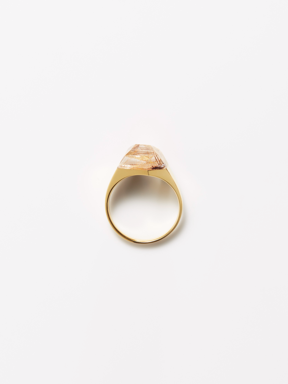 Mini Rock ring Rutile Quartz by bororo | Art Scenes | Find and collect your  favorite art