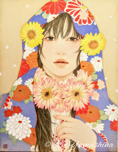 絵画　山のように大きな女性像です。 絵画 山のように大きな女性像です。 Cygames Calendar】2021年8