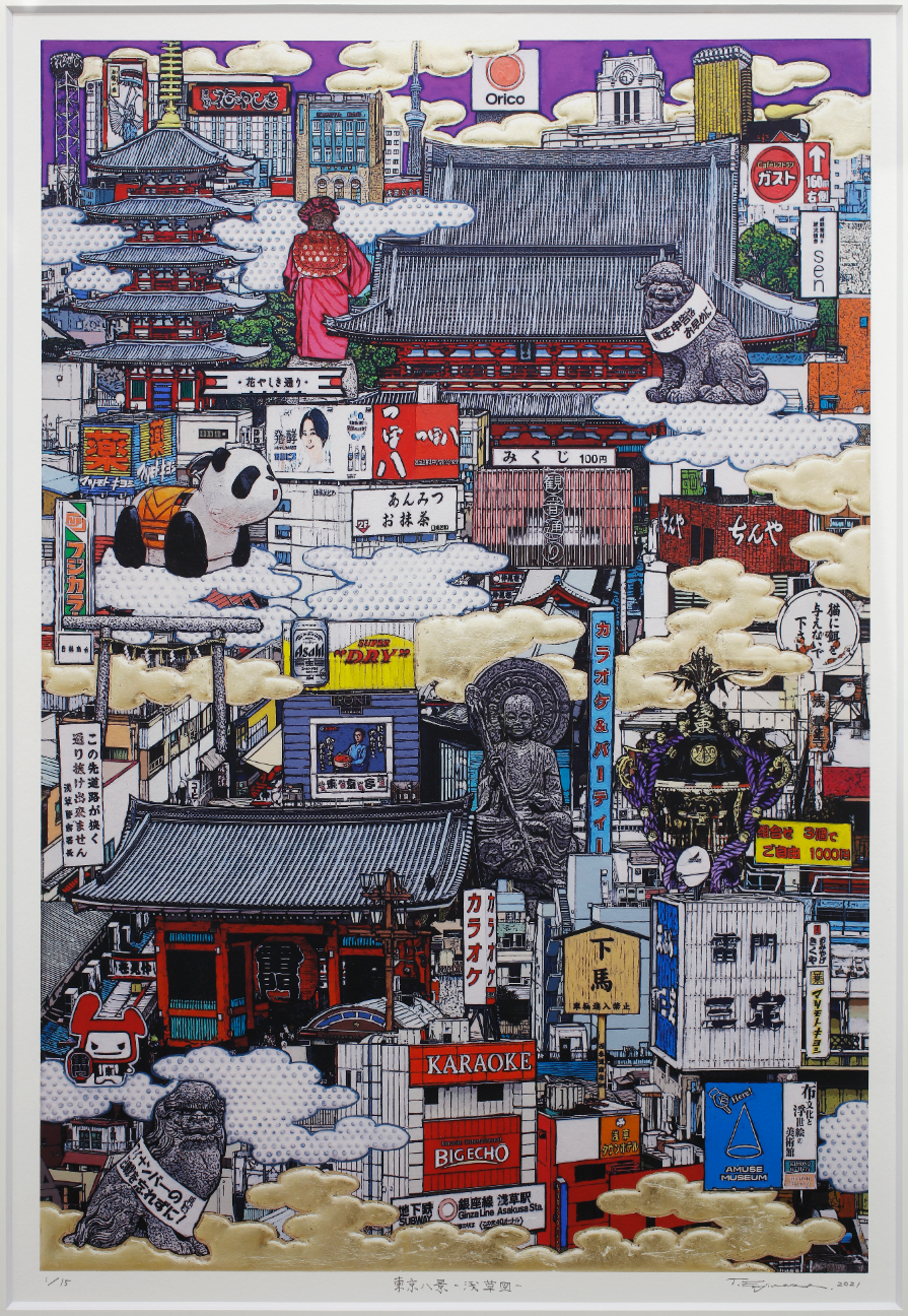 東京八景-浅草図- by 藤原泰佑 | Art Scenes アートシーンズ