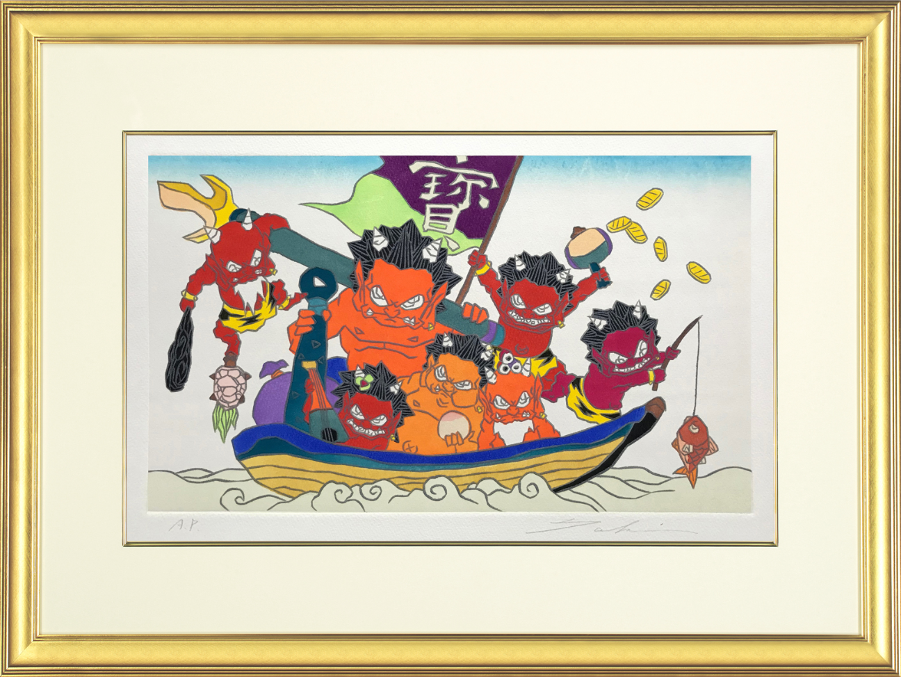 桃太郎図 いざ出航。 by 瀧下和之 | Art Scenes アートシーンズ