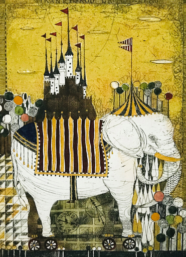 時間旅行 -Le Chateau－ by 坪内好子 | Art Scenes アート
