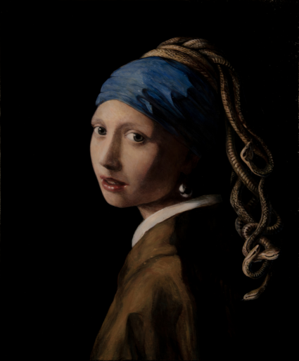 真珠の耳飾りのメデューサ by 高木智広 | Art Scenes | Find and