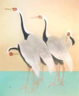 群鶴（群-真鶴-） by 永岡 郁美 | Art Scenes アートシーンズ