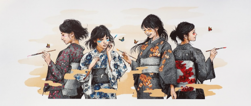 Four Seasons gold by ロームカウチ | Art Scenes | Find and collect