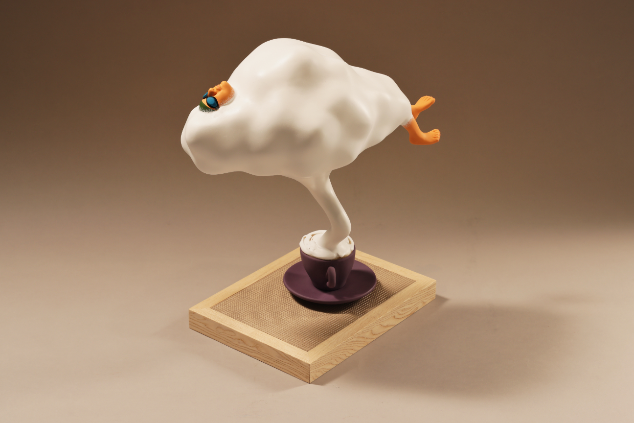 野村邦彦　クマチーノ カプチーノ紫苑 by 野原 邦彦 | Art Scenes アートシーンズ