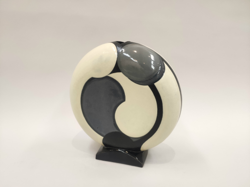 人気陶芸作家　坂本素行　象嵌　一点物　壺 小物入れ２点 人気陶芸作家 坂本素行 象嵌 一点物 壺 小物入れ2点