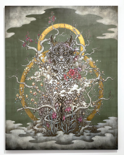 「絵画」作者yama 月岡耕漁による浮世絵「One Hundred Noh Plays - Yama Uba」