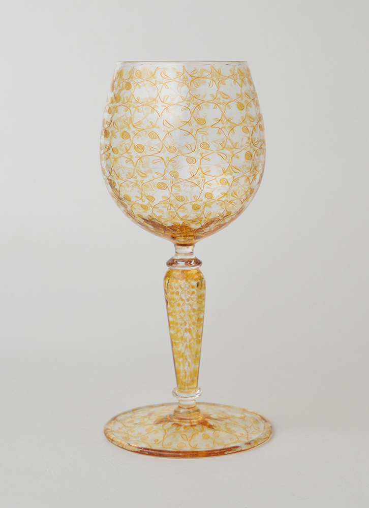 ワイングラス 月蔓草 by 江波 冨士子 | Art Scenes アートシーンズ