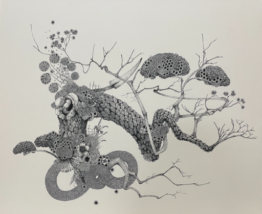 青裸婦 作者 Hiroko.M 師 松本俊郎氏 韓日芸術祭展主催
