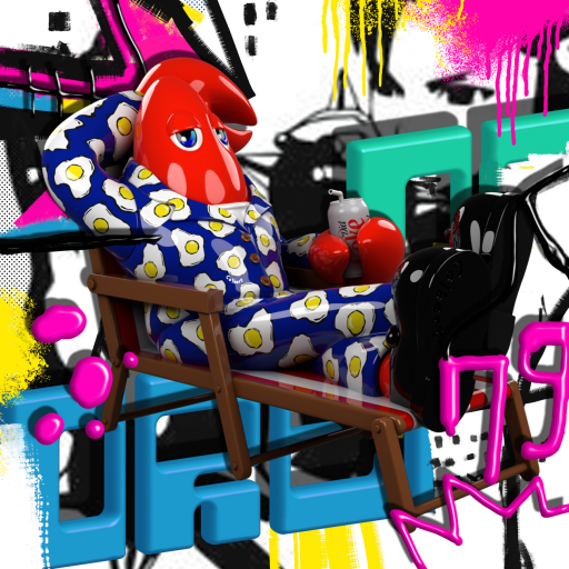 Relaxing Lobster (Collaboration Series) リラックスするロブスター
