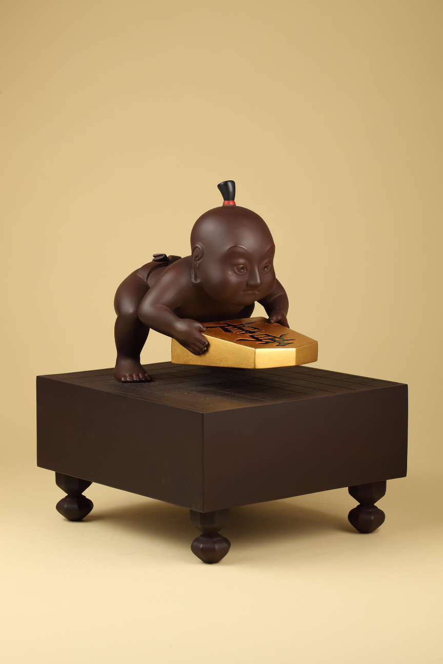 一路邁進 香車の童子 by 籔内 佐斗司 | Art Scenes アートシーンズ