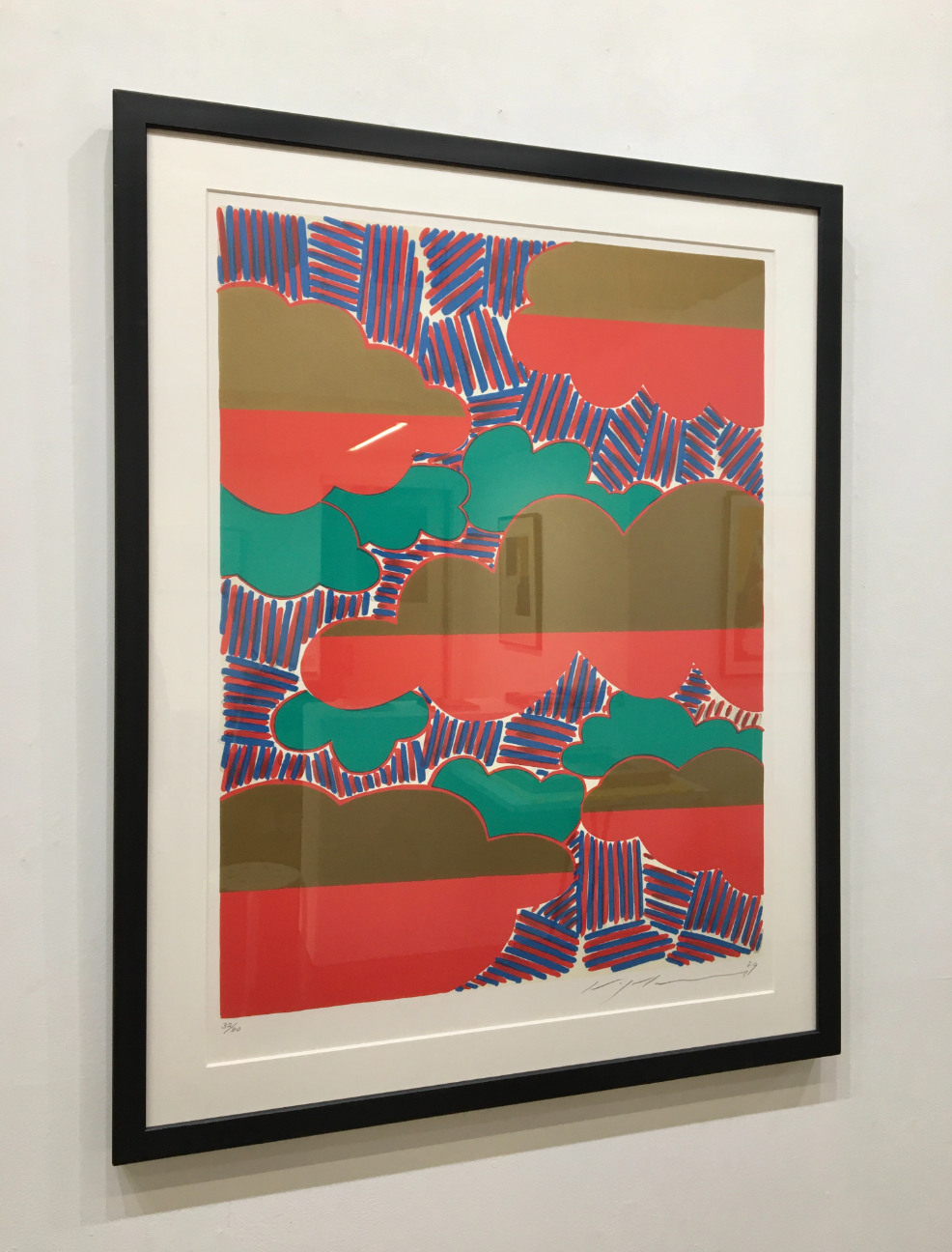 夕：リトグラフ集「雲のある風景」より by 池田 満寿夫 | Art Scenes