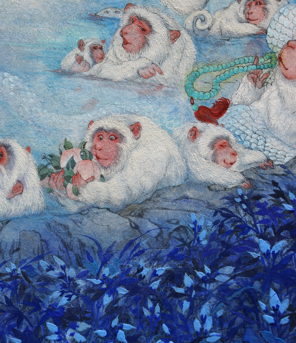 立体絵画の「雪国」（3D絵画） 作品案内｜チャールズ・ファジーノ公式サイト