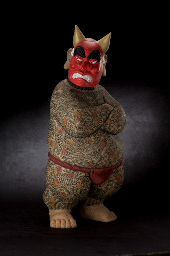 パイプを咥える男　額縁入り　絵画　by M.Onishi パイプを咥える男 額縁入り 絵画 by M.Onishi パイプを吸う男｜