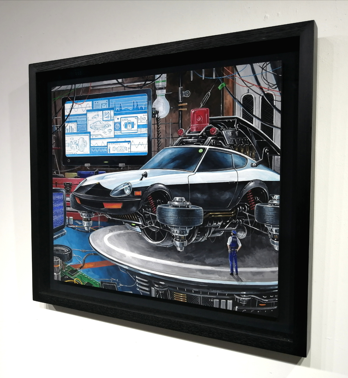 宮本大地 「Z-STUDIO」F10(45.5×53㎝)木製パネルにアクリル by 宮本