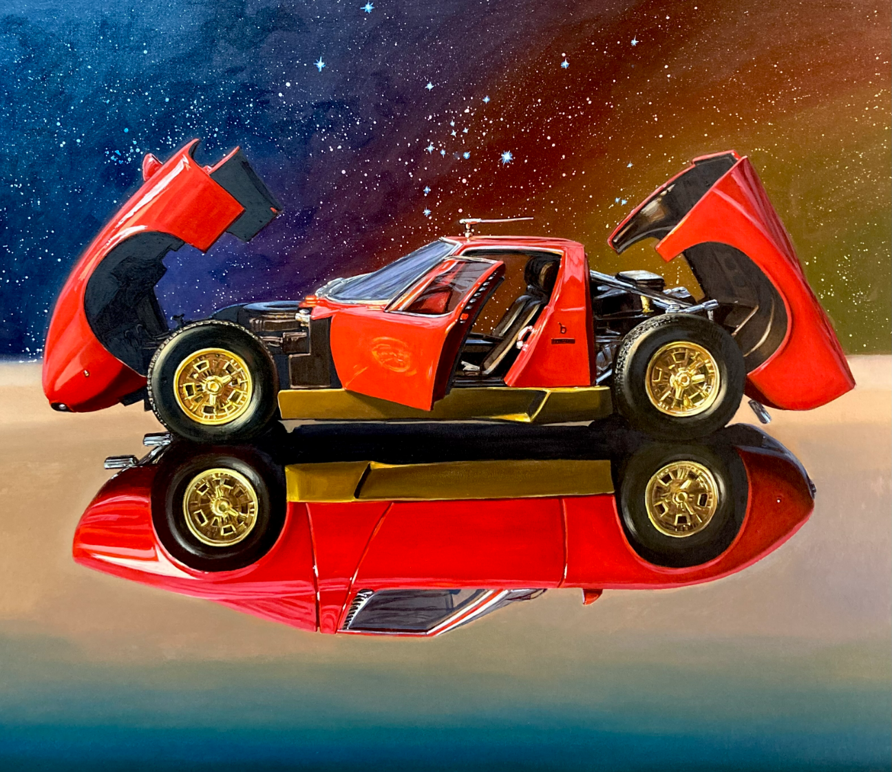 松本央 「フルオープン」53×45.5（cm）F10 油彩 by 松本央 | Art