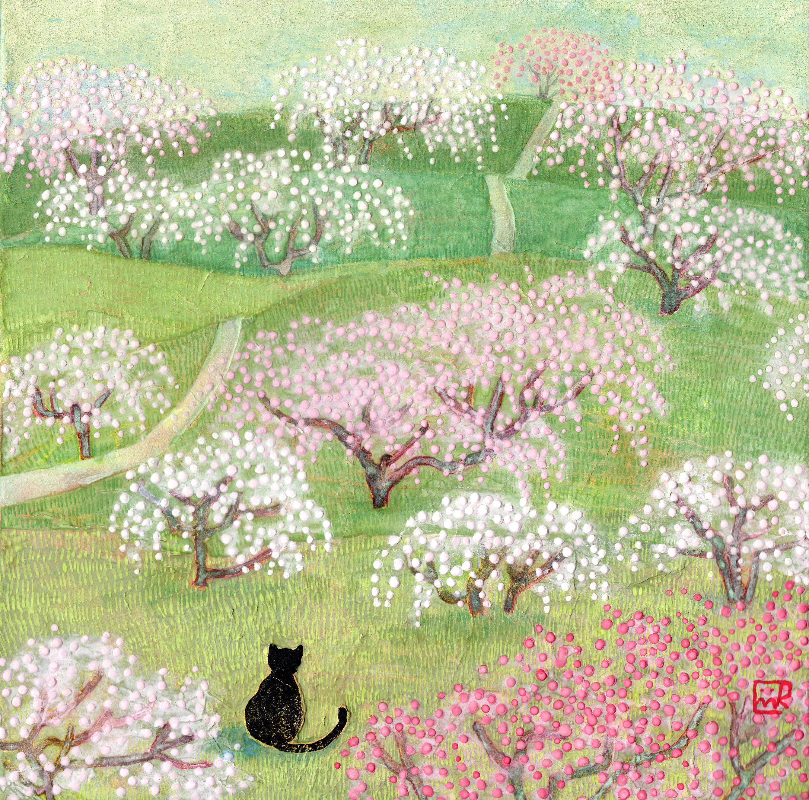 桃色の丘 by 野地美樹子 | Art Scenes | Find and collect your