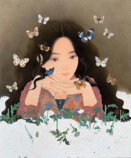 森萌衣 Mei Mori | 「花の支度」M8 （部分） 📢個展「寄る辺の間