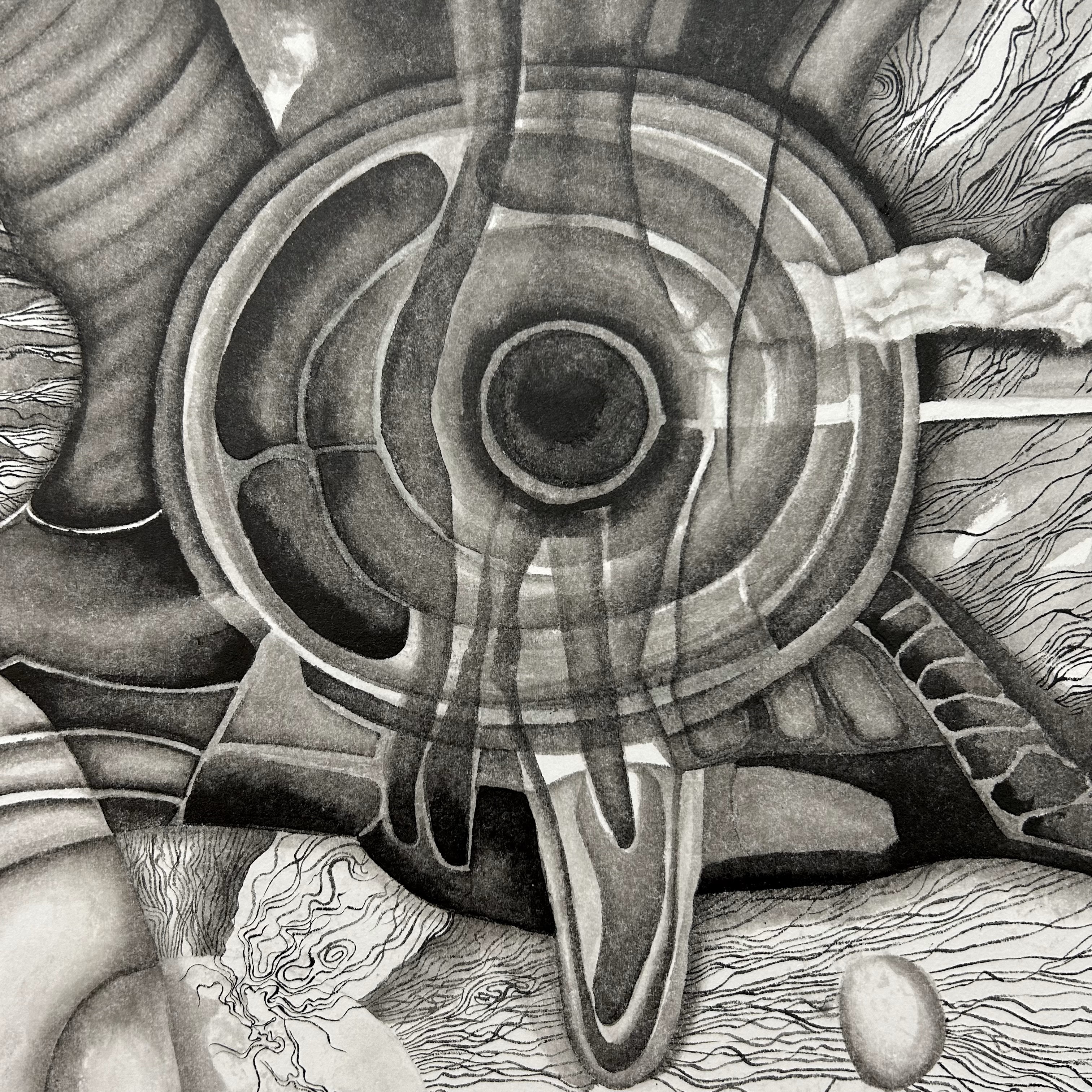 亀井三千代「Micrographia」 by 人人展 アーティスト, 亀井 三千代