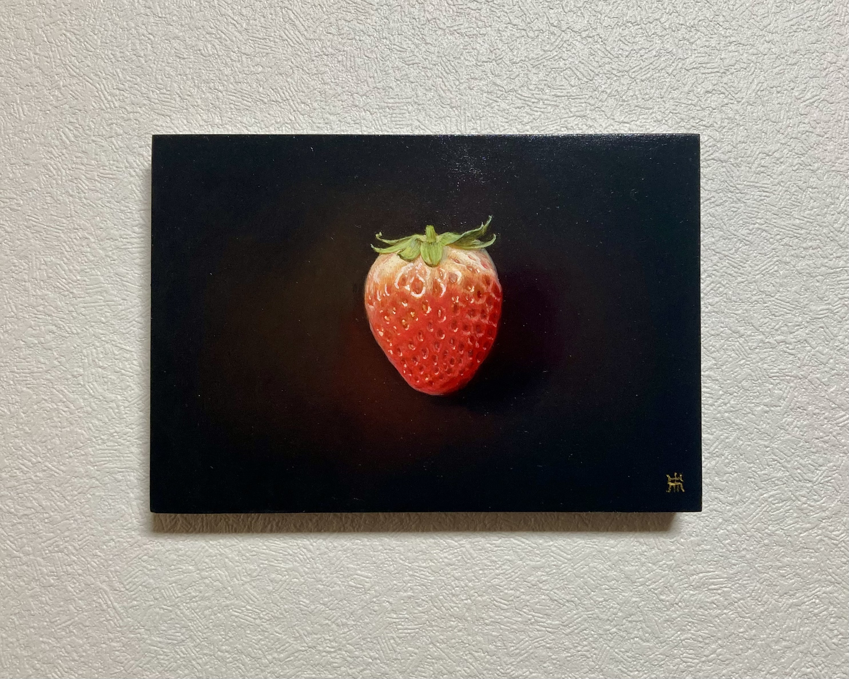 順（さがほのか）」H110×W160×D20(mm) パネルに油彩 by 松本央 | Art