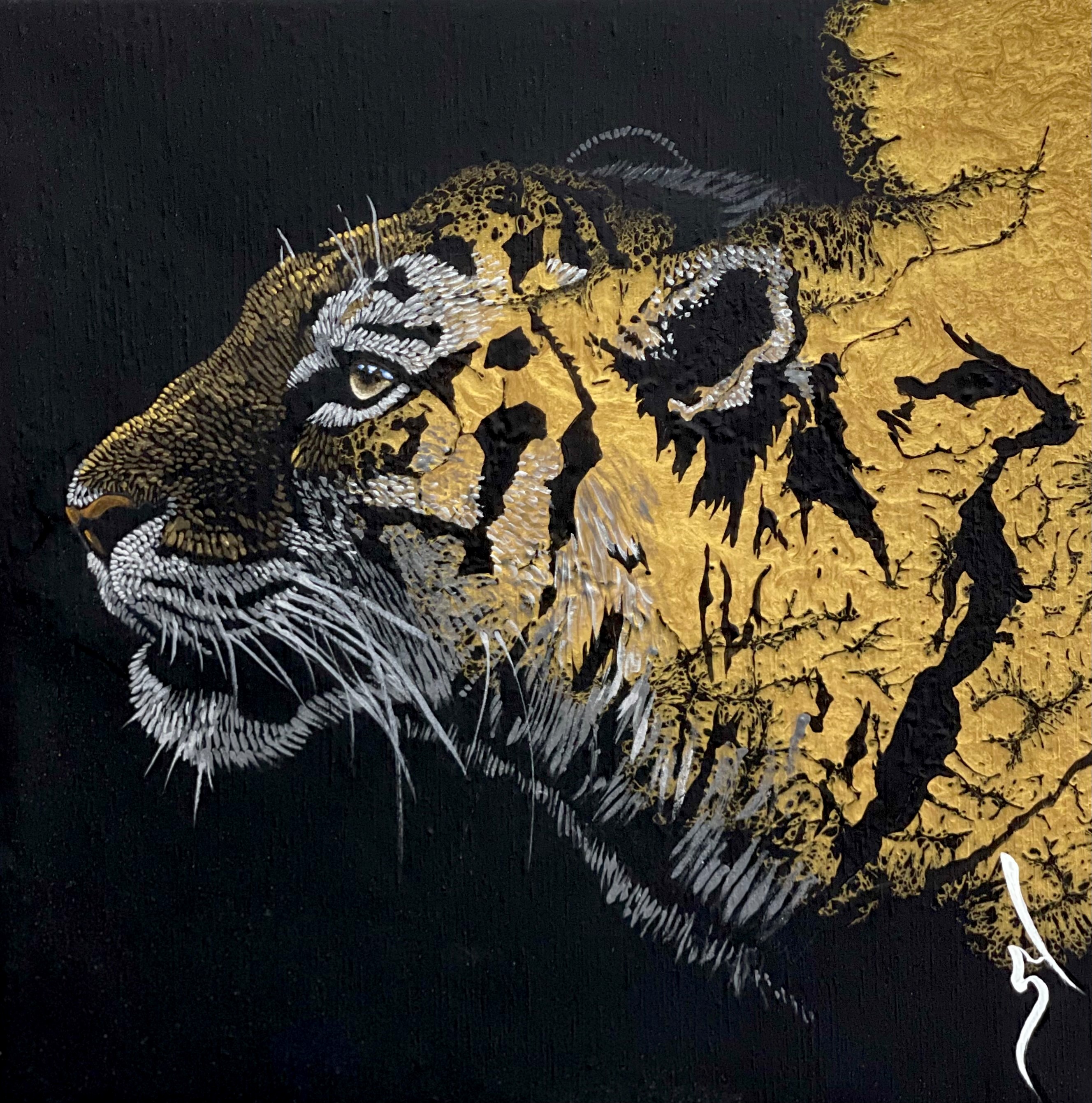 dreaming Tiger by 田中ラオウ | Art Scenes アートシーンズ