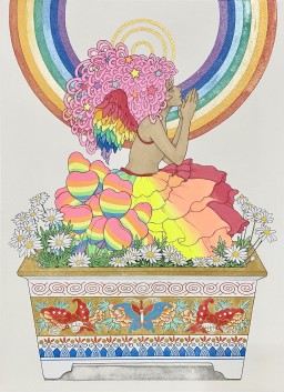 永島千裕 ドローイング作品 （Chihiro Nagashima 永島千裕
