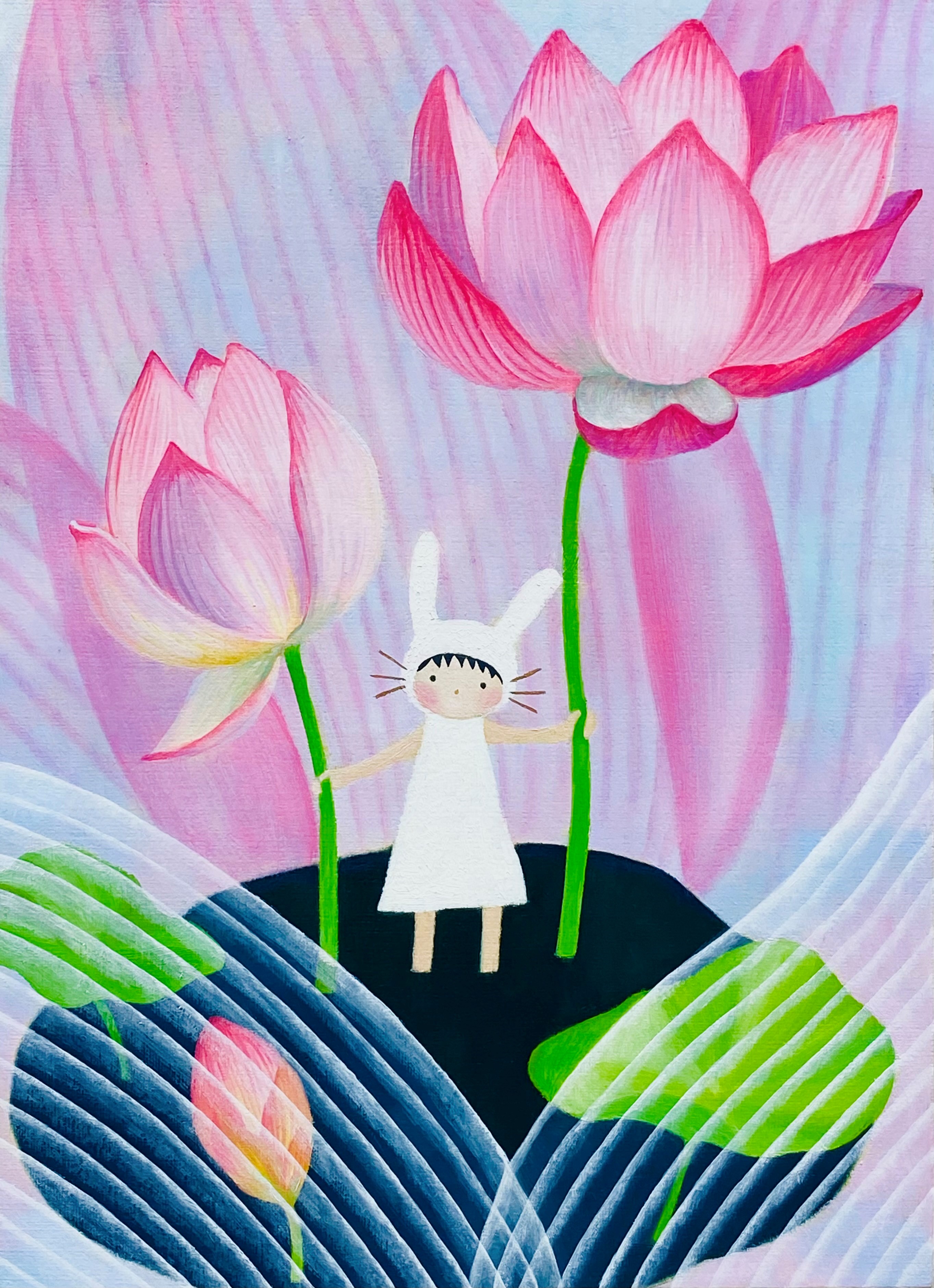 In the lotus by Asa Go | Art Scenes | Find and collect your favorite art