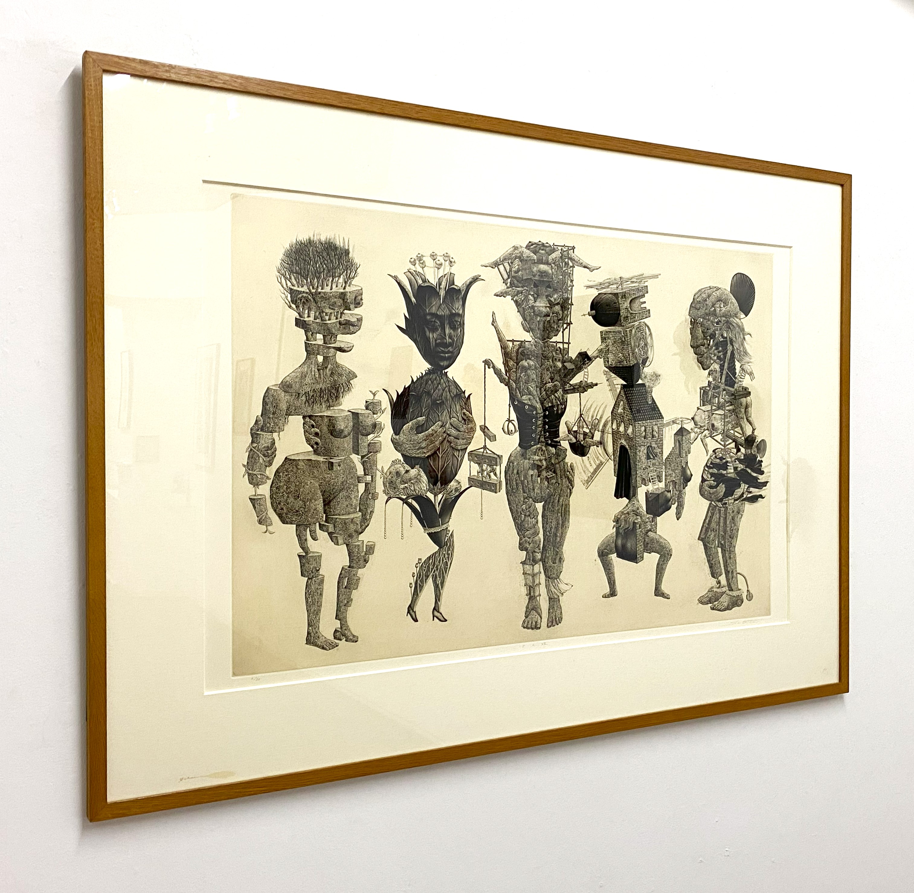 作田 富幸「5人娘」 by 作田 富幸 | Art Scenes | Find and collect