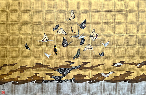 外来種蝶舞図 by 小松 孝英 | Art Scenes アートシーンズ | お気に入り