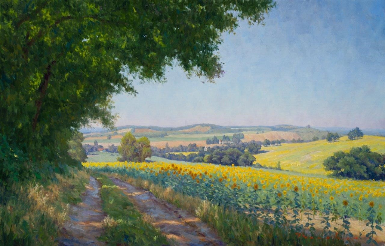 油絵 絵画 【楽園のひまわり畑】 ひまわり畑、ゴッホ、油彩、1888年。 : r/Art