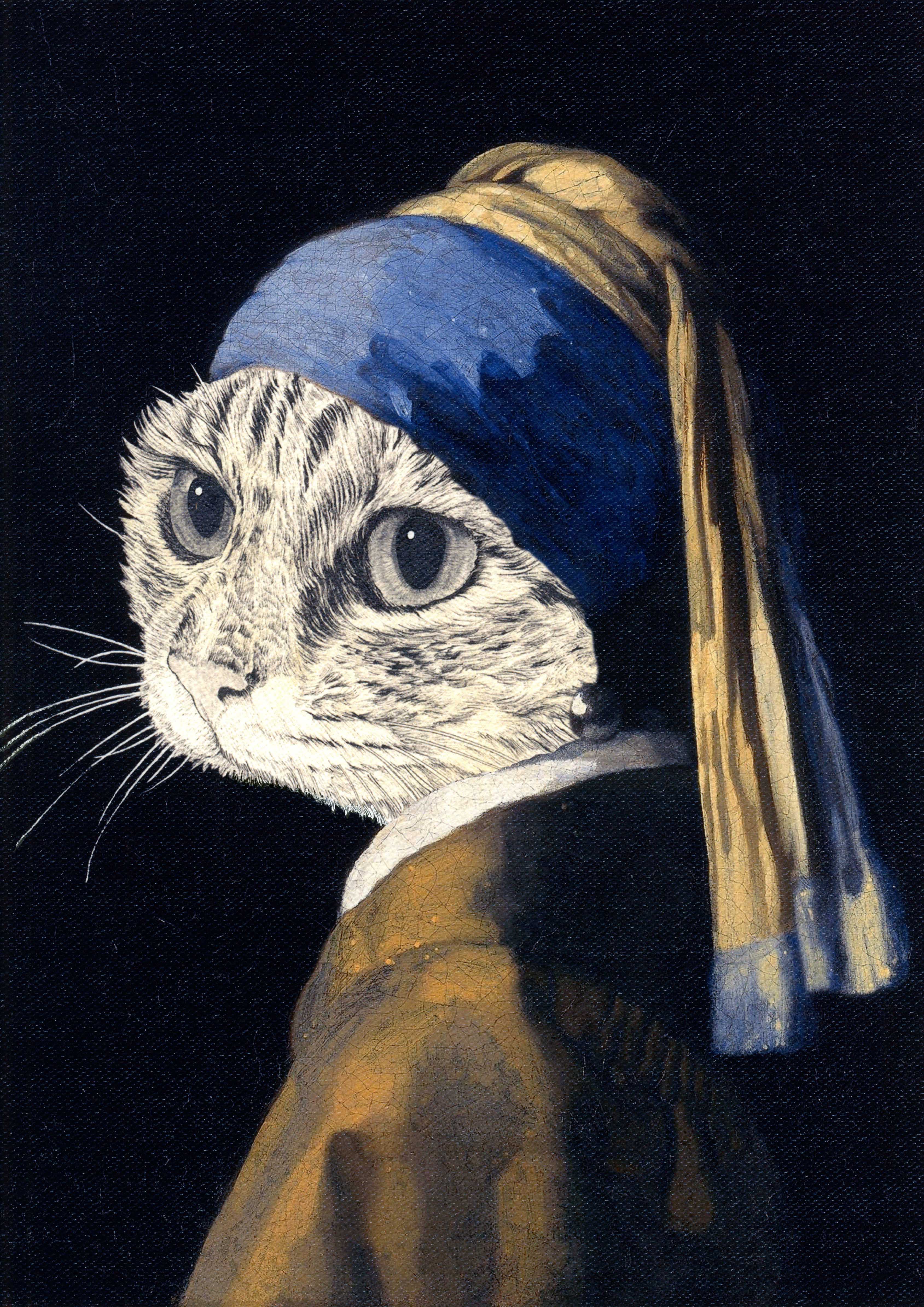 フェルメール猫 by 山田 貴裕 | Art Scenes | Find and collect your