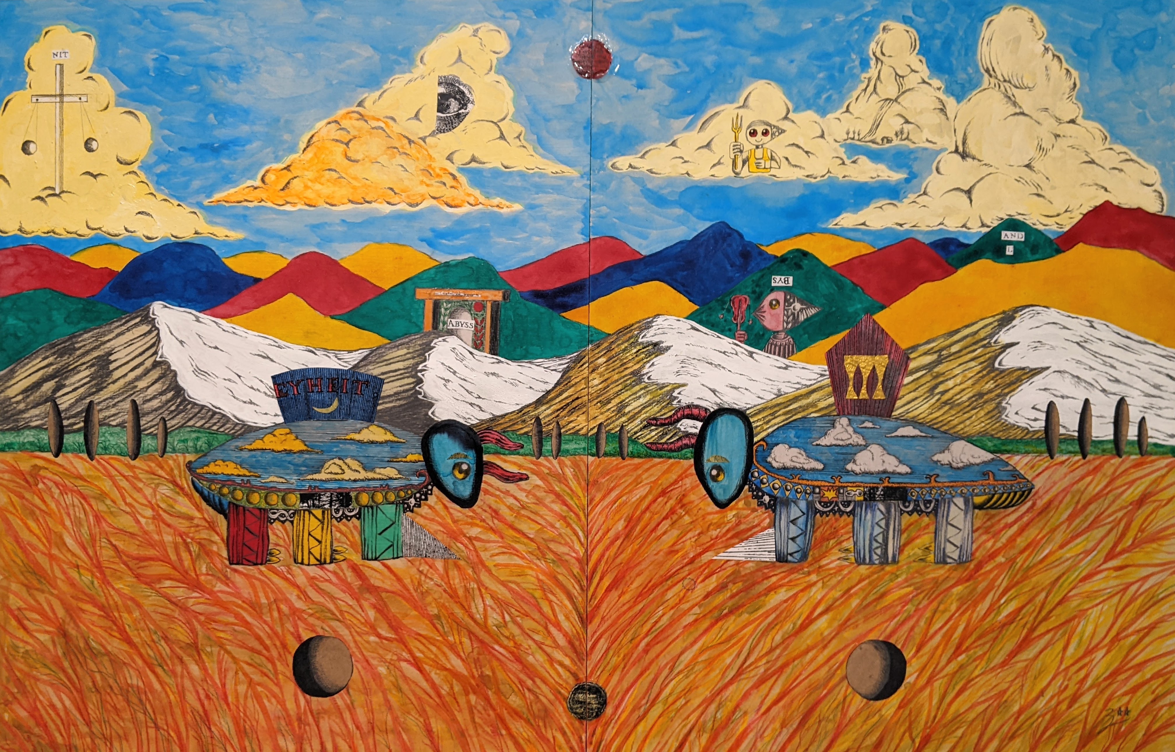 イラストレーション原画「アラジンの自由」 アオゾラシュラムシ by カンダシンジ | Art Scenes | Find and