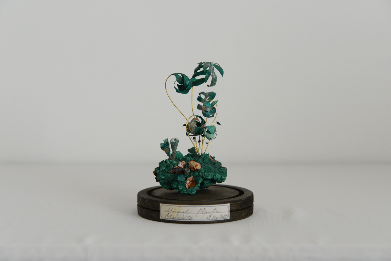 鉱石植物 孔雀石（マラカイト） by kopfkino 五十嵐彩乃 | Art Scenes