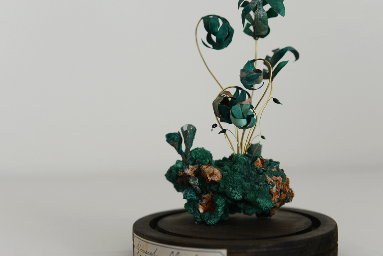 鉱石植物 孔雀石（マラカイト） by kopfkino 五十嵐彩乃 | Art Scenes