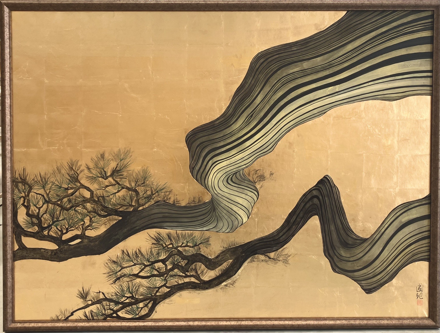 【真作】絵画　アクリル画　隆盛大樹　神秘的な樹木の輝き　荘厳なる巨木　V184 真作】絵画アクリル画隆盛大樹神秘的な樹木の輝き荘厳なる巨木V184