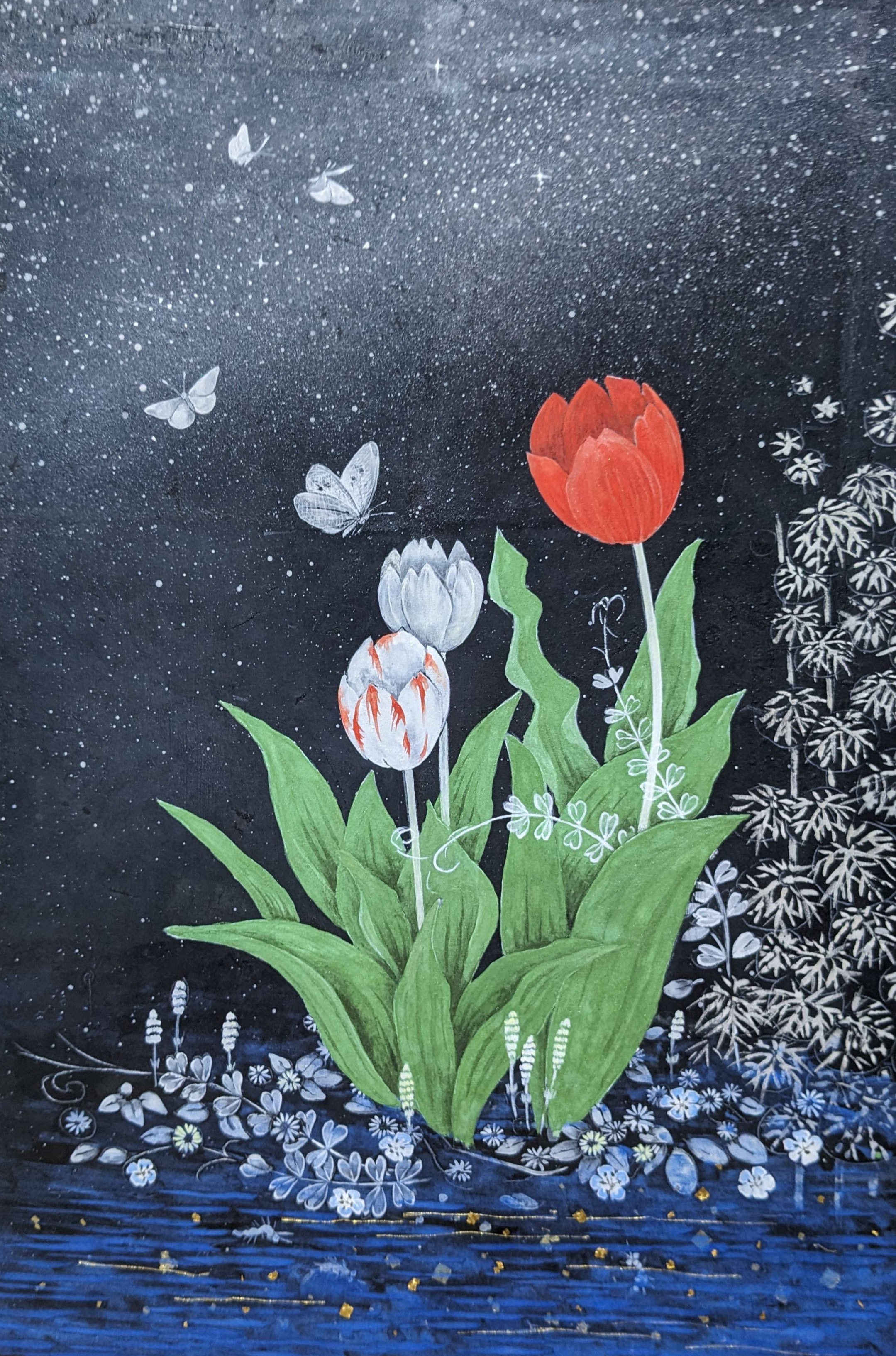 チュ－リップ モノクロ原画 チュ－リップ モノクロ原画 - メルカリ