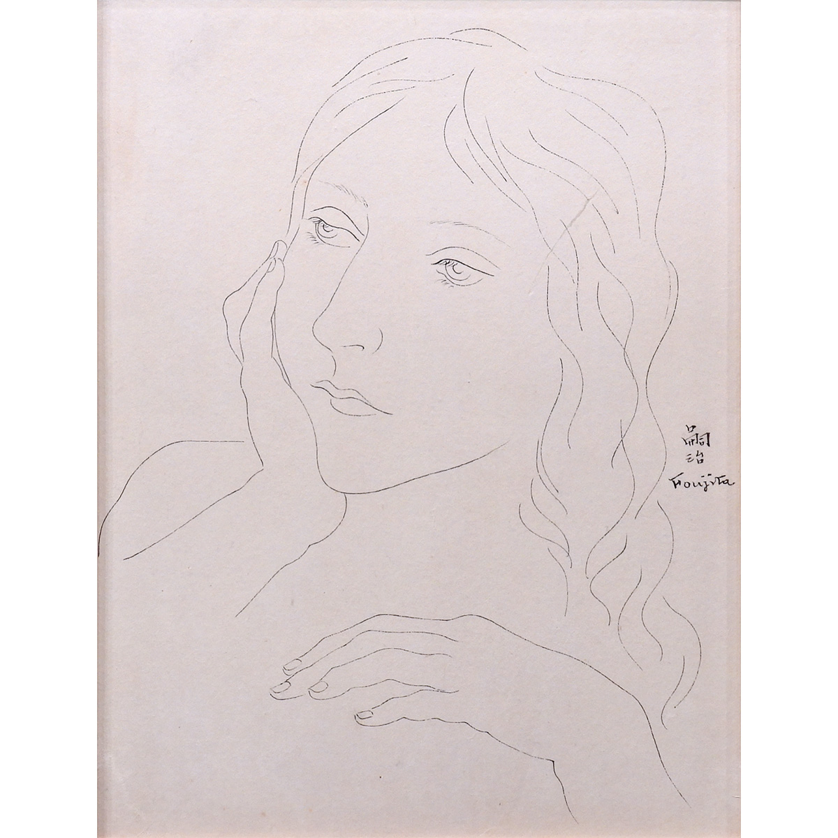 藤田嗣治 挿絵本 ユキの打ち明け話 装幀 1957年 限定本 ハードカバー