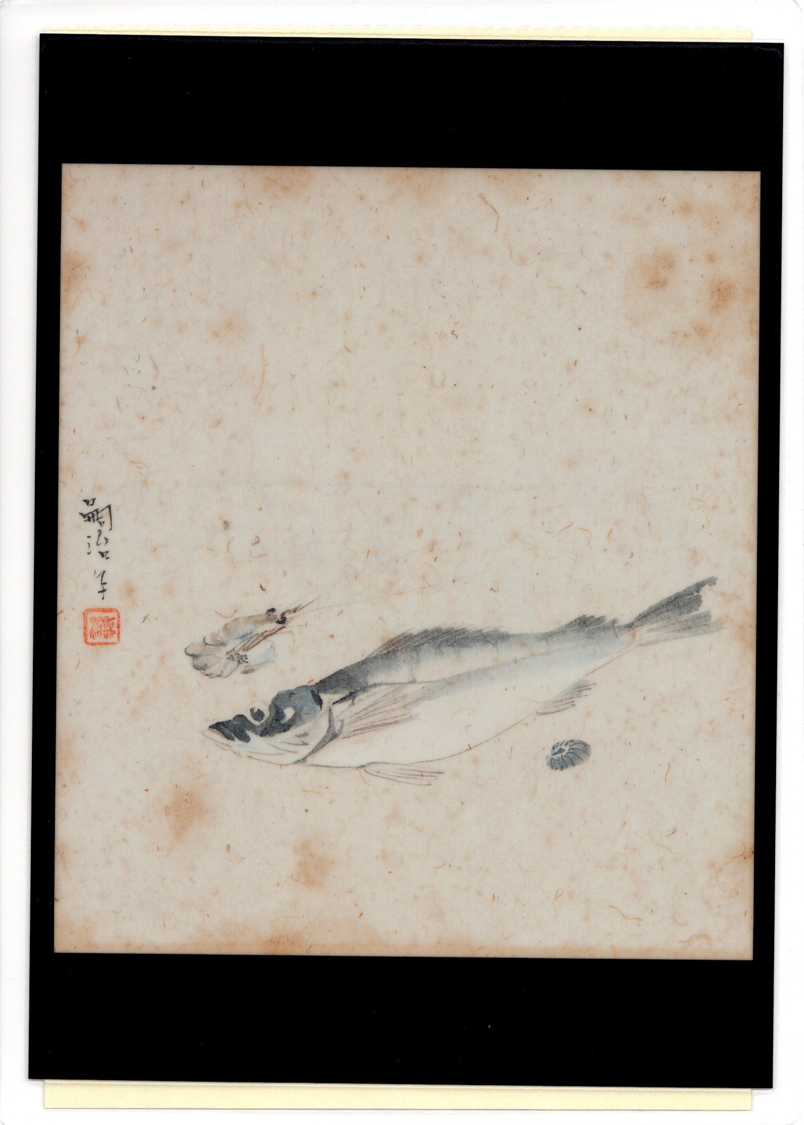 藤田嗣治 「海の生物」 【公式通販】