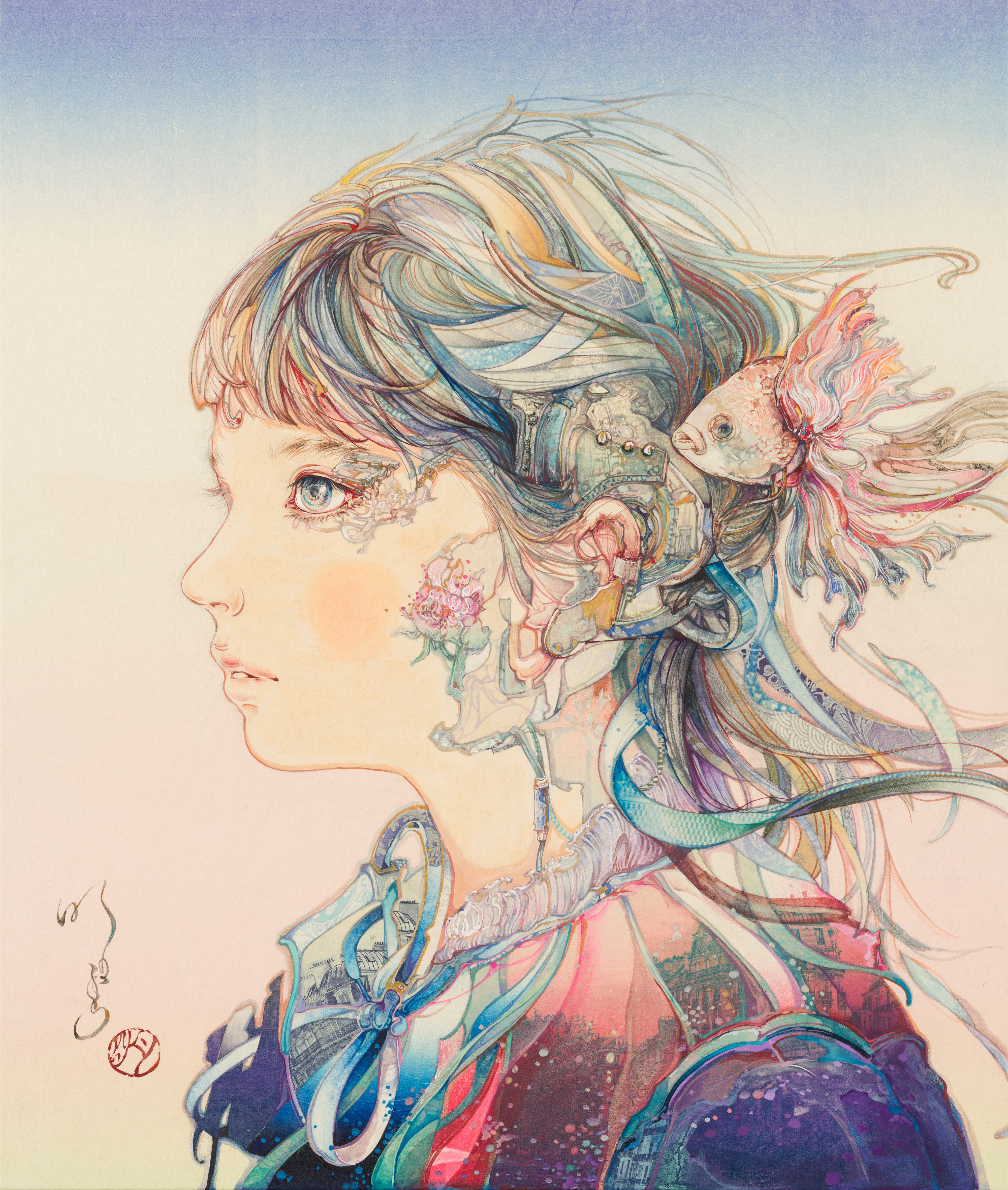 虹色金魚 by 入江 明日香 | Art Scenes アートシーンズ | お気に入りの