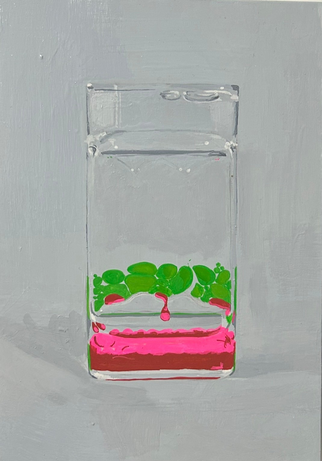 untitled-oil motion - pink green by Kojima Takuro | Art Scenes