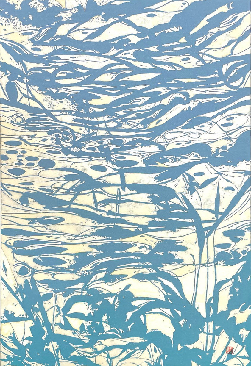 波の絵 線画 2019年作 波の絵 線画 2019年作