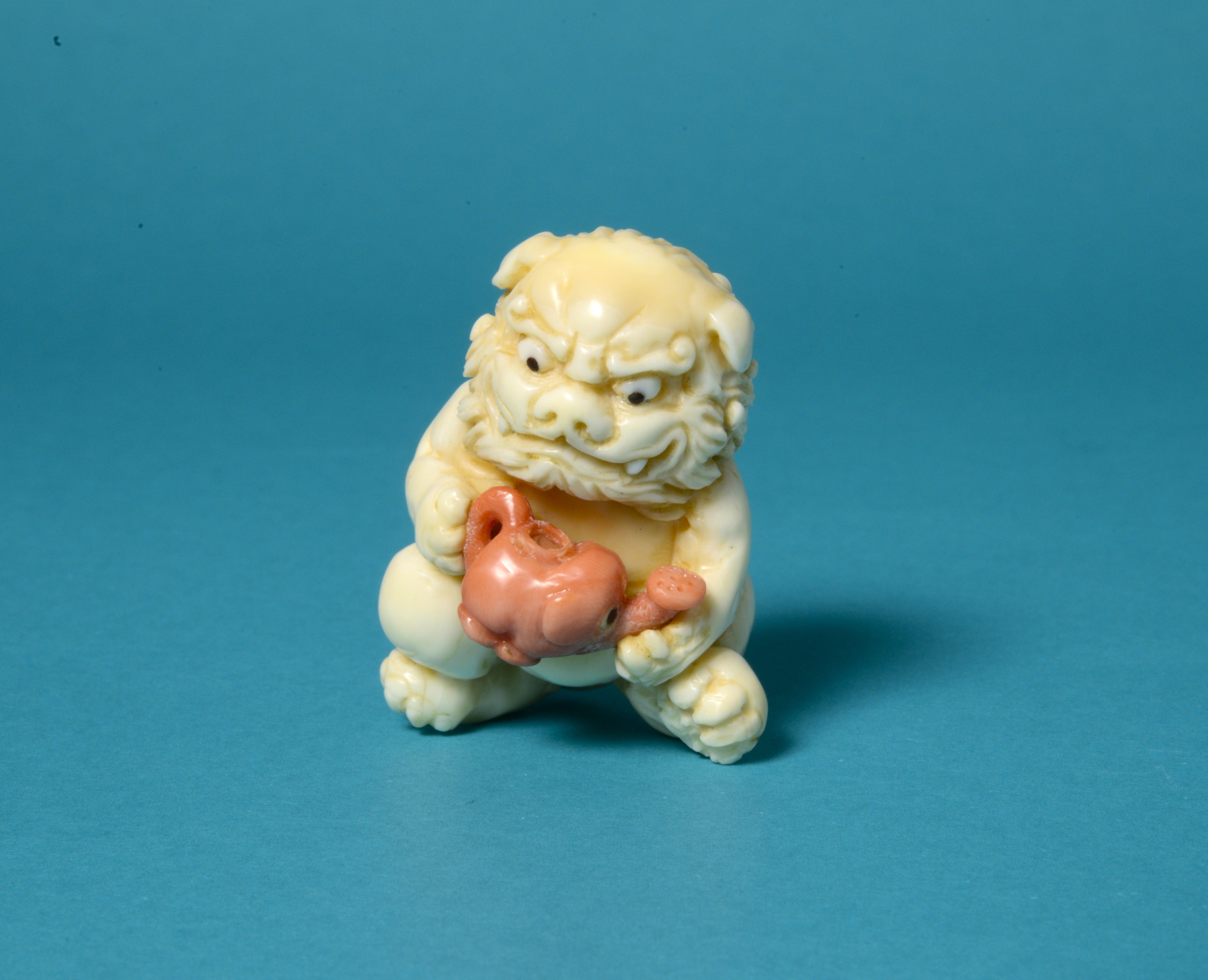 根付・普賢と文殊 by 森謙次 | Art Scenes | Find and collect your