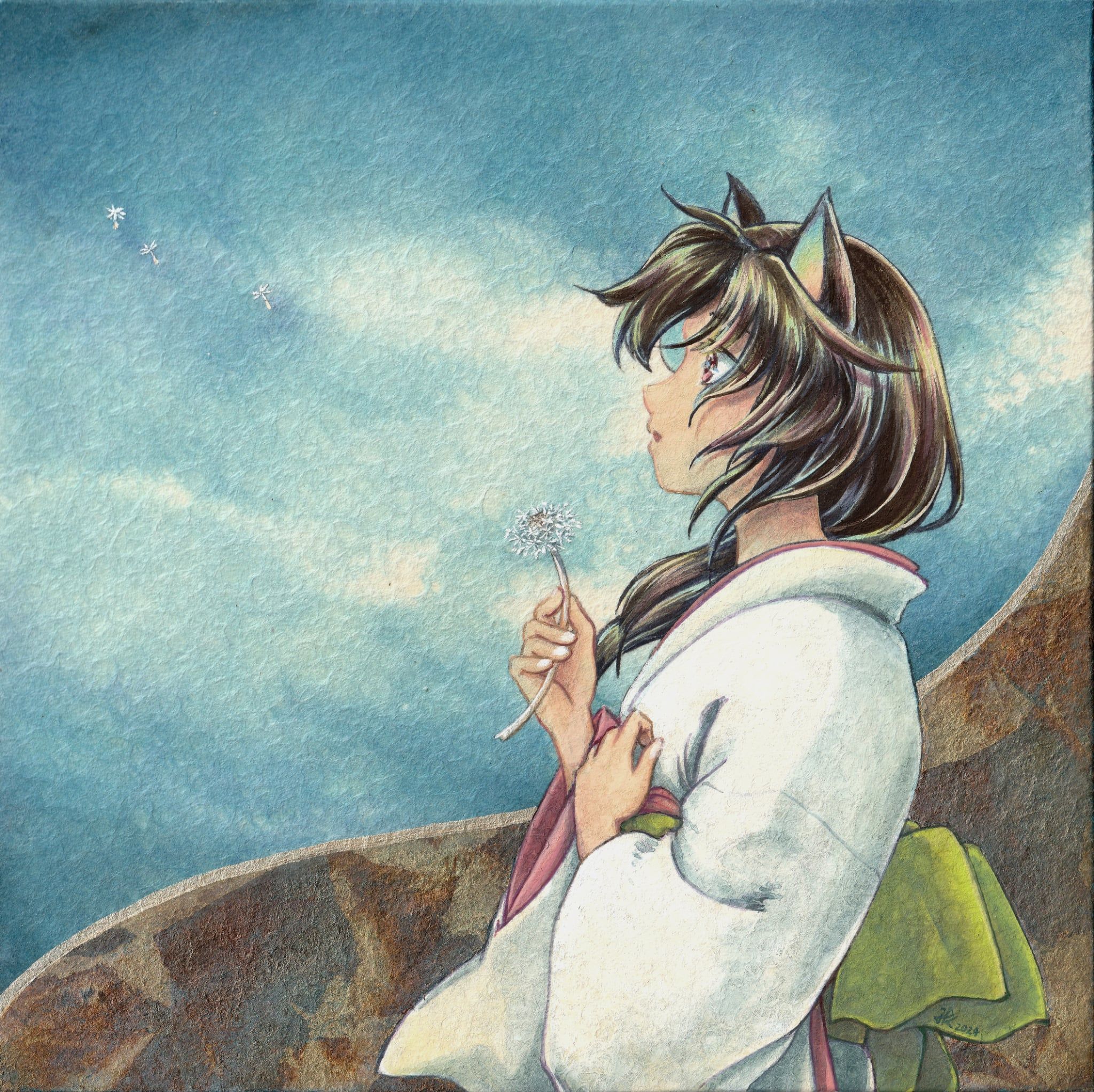 綿毛のように by 可児 葉月 | Art Scenes アートシーンズ