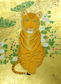 笑う虎 by 鈴木 強 | Art Scenes | Find and collect your favorite art