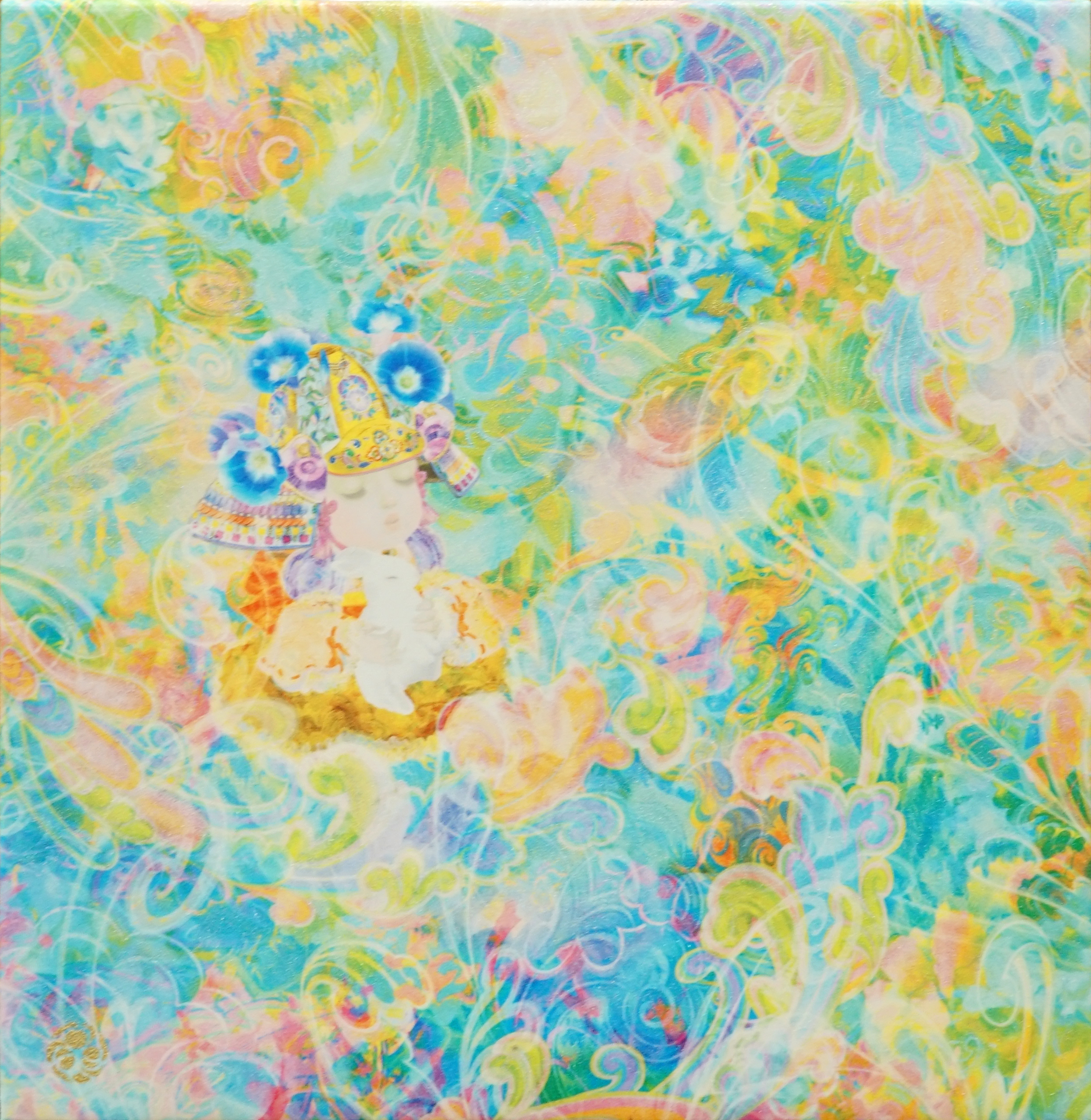 版画/絵画　天夢森流彩　五月雨の傘かしげ Yahoo!オークション -「天夢森流彩」(コミック、アニメグッズ