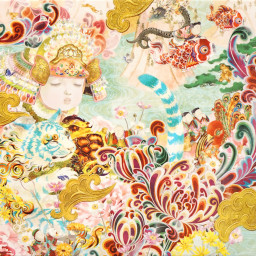 夢 - 花兜アサガオ（2401） by 桃山三 | Art Scenes | Find and