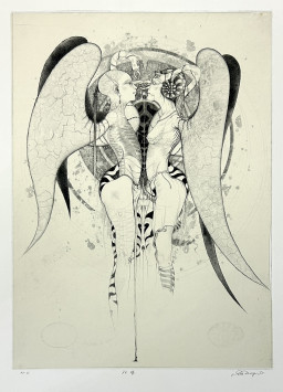 アート作品　多賀新 多賀新 銅版画作品