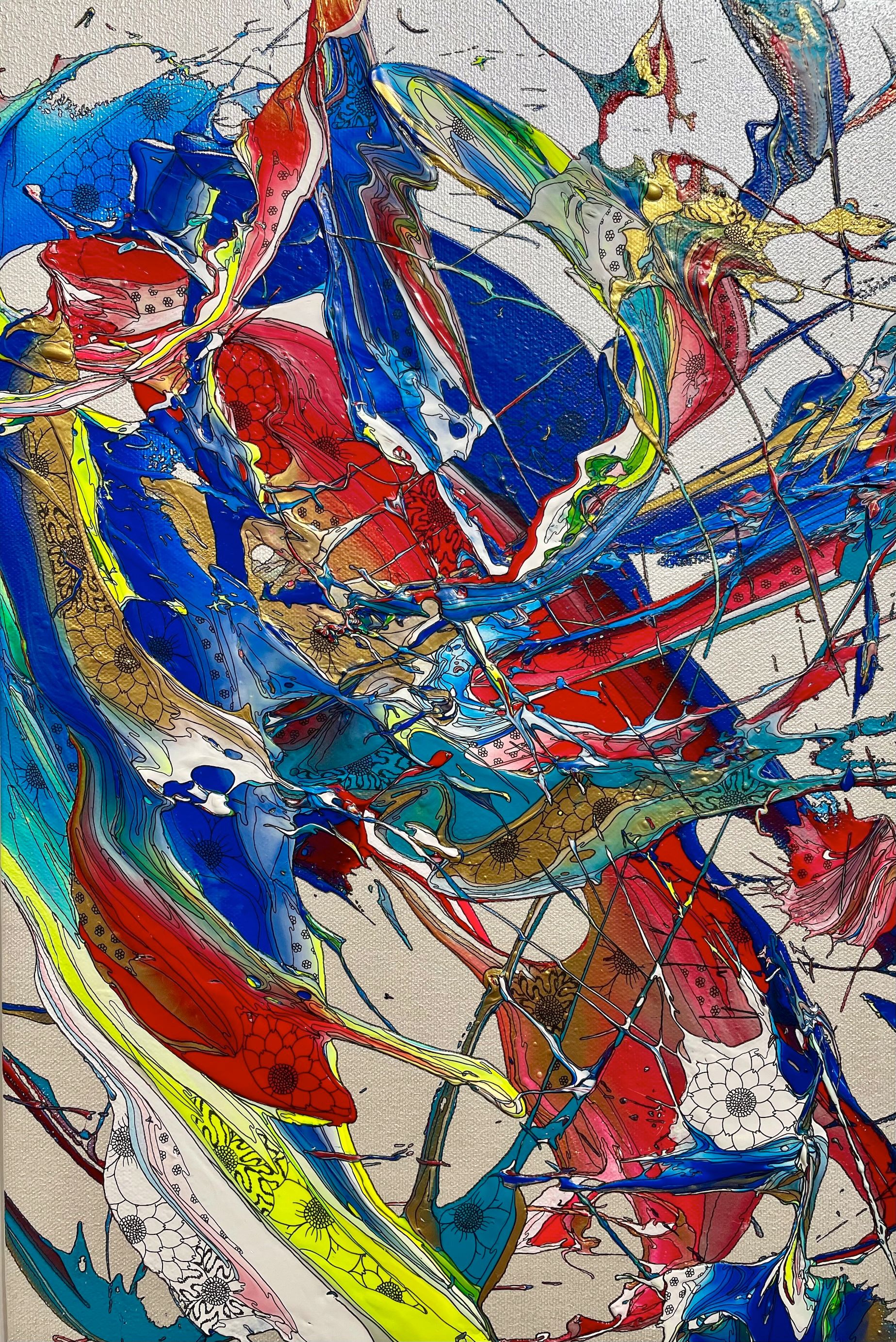 Brain Palette 250509 (Pearl White x Blue) by 奥田 雄太 | Art